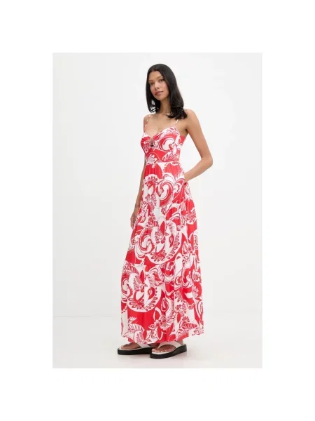 Sukienka maxi Melissa Odabash czerwona