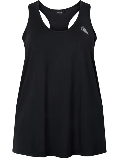Active by Zizzi Sport top gri deschis negru