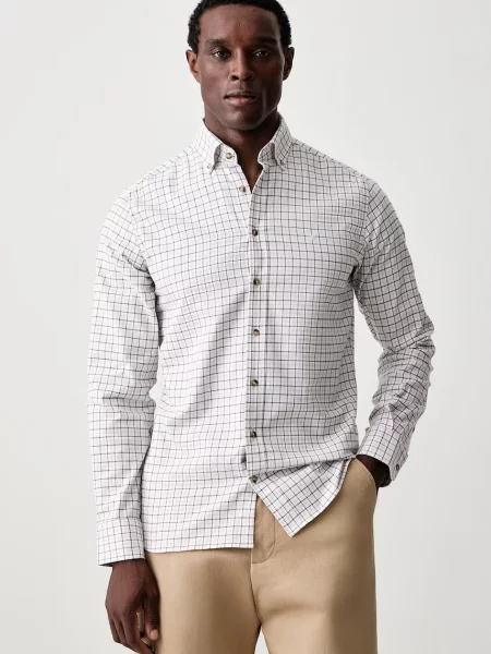 Hackett London cămașă pentru bărbați din maro
