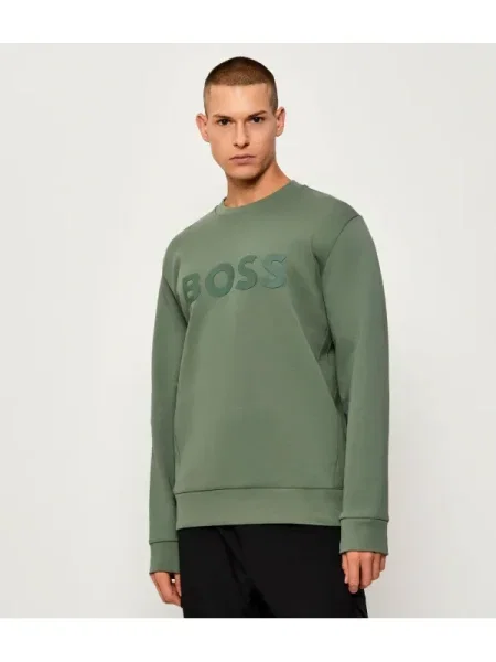 BOSS GREEN Hanorac Salbo verde