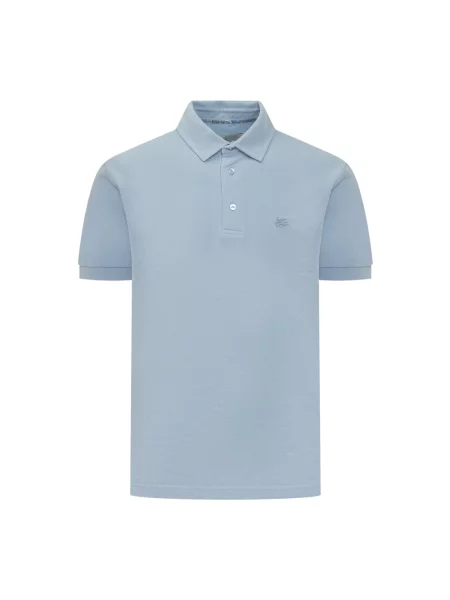 Koszulka polo Etro niebieska