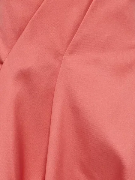 Rochie maxi Paule Ka drapată fără bretele roz