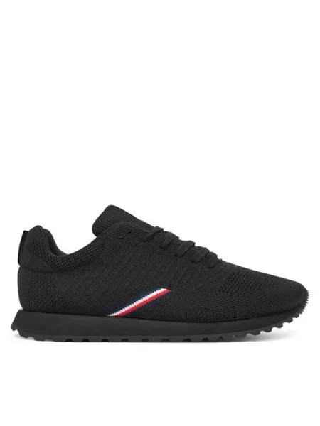 Tenisky Tommy Hilfiger NEW RUNNER EVA CORPO KNIT čierna