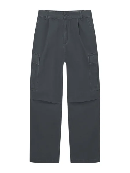Pull&Bear Pantaloni cu bazalt gri