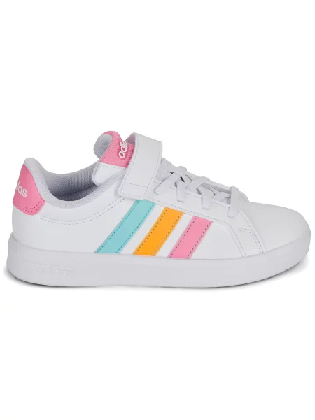 ADIDAS SPORTSWEAR Sportske cipele GRAND COURT EL tirkiz / tamo žuta / svijetloroza bijela