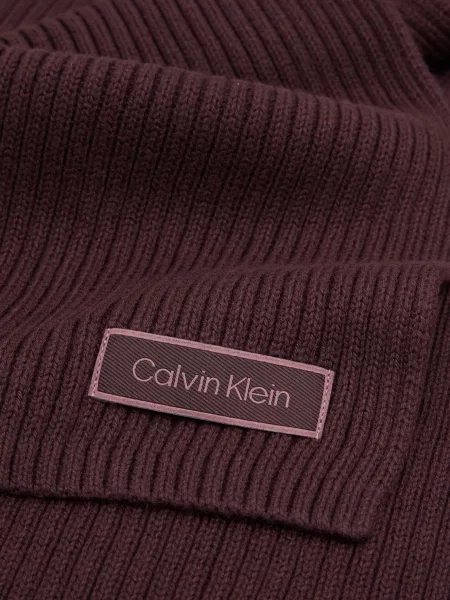 Шарф Calvin Klein чанкі коричневий