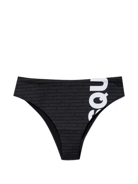 Bikini Dsquared2 cu imagine negru