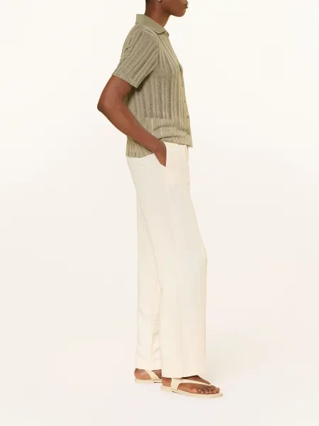Opus Pants Kalhoty Marlene Malotta režná