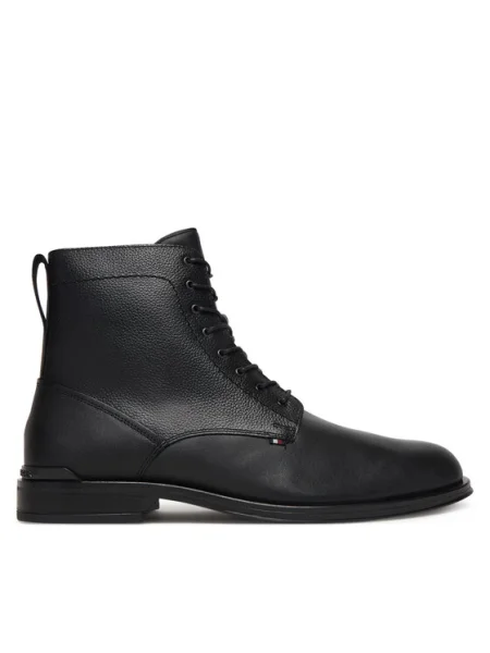 Tommy Hilfiger Cizme Corporate negru