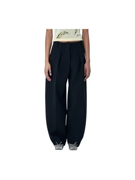 Jacquemus Spodnie Kobieta M Sculptural Spodnie Ovalo czarny