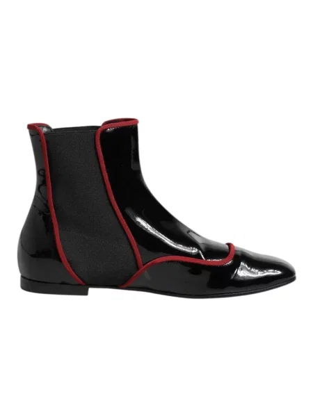 Sztyblety Dolce And Gabbana skórzane czarne