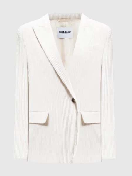 Вельветовий жакет Dondup білий