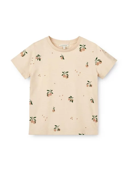 Liewood tričko Apia Baby Printed Shortsleeve T-shirt růžové