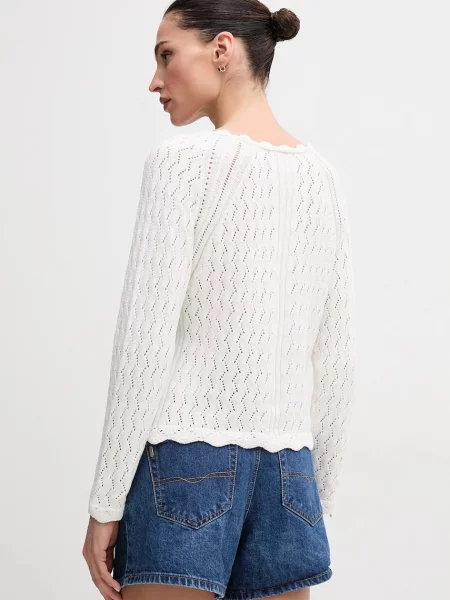 Pepe Jeans Pulover Olya Écru bej