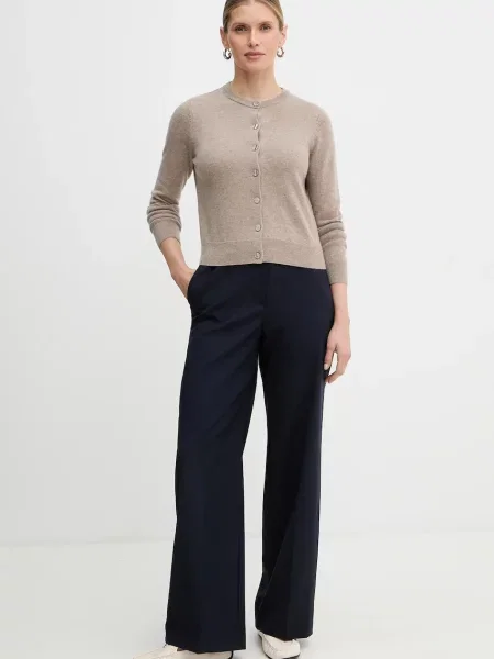 Weekend Max Mara kardigan wełniany NEBBIA lekki beżowy