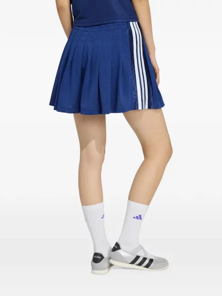 Fusta mini Adidas tricotate albastru
