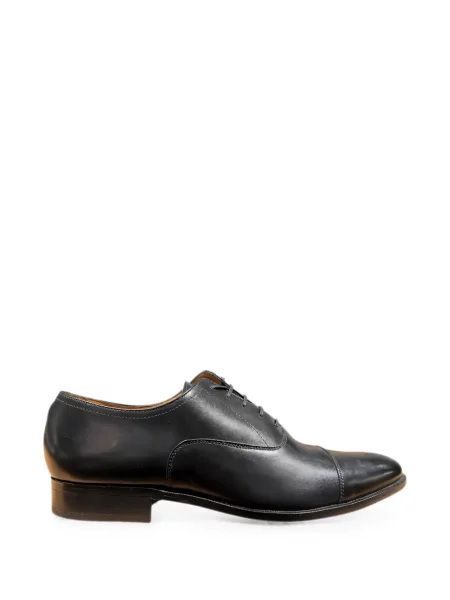 Pantofi derby Pertini din piele negru