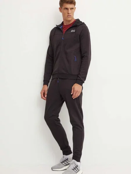 Kratka majica Emporio Armani bordo