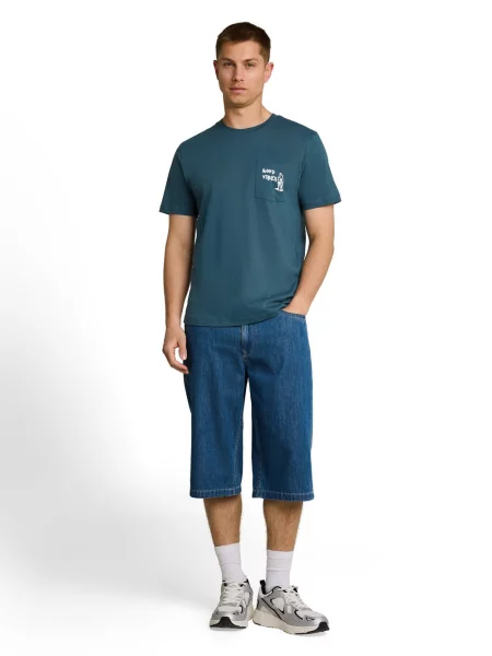 Tom Tailor Denim Koszulka Mężczyźni S niebieski