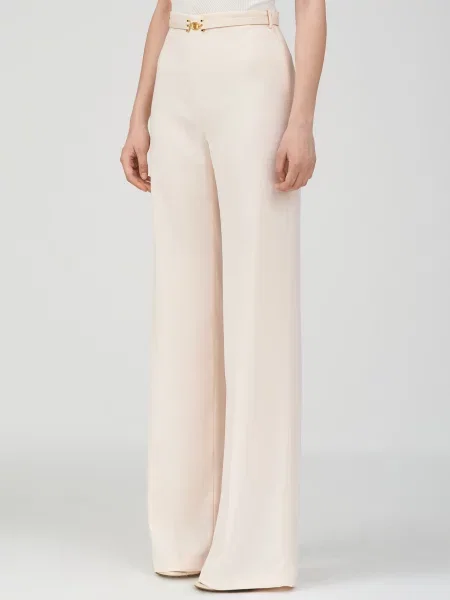 Брюки Elisabetta Franchi бежевые