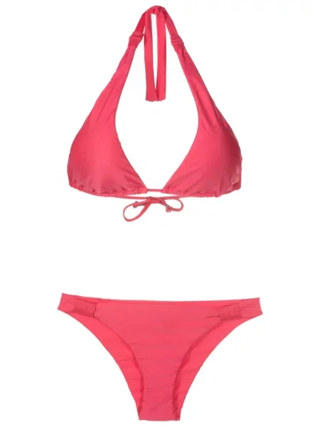Bikini Amir Slama cu gât halter roz