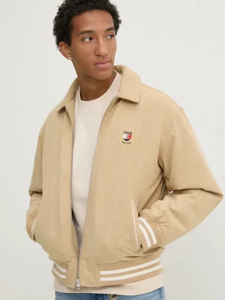 Яке Tommy Jeans преходен модел бежово