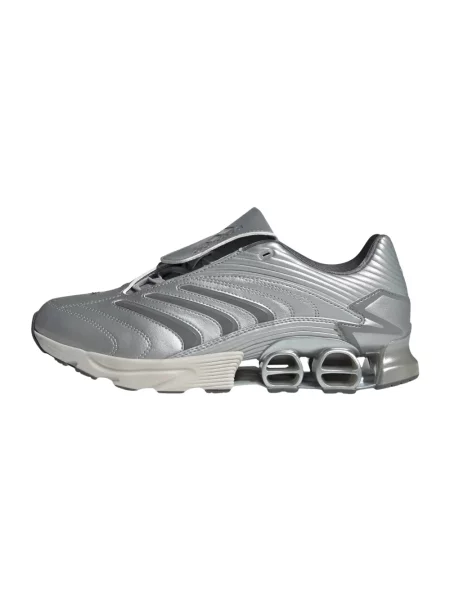 Buty do biegania Adidas skórzane szare