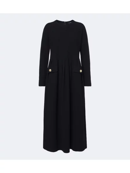 Rochie midi 's Max Mara de lână albastru
