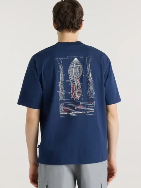 Футболка New Balance синяя