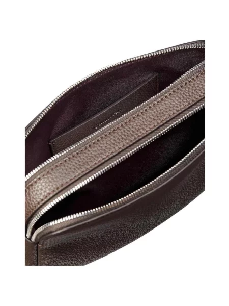 Geantă Calvin Klein Webbing 2X Strap Camera Bag Roșu maro