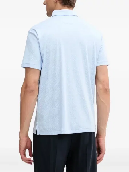 Tricou Polo Ralph Lauren tricotate cu decolteu în V lung verde