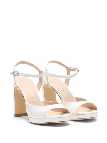 Sandale Stuart Weitzman cu bretele alb