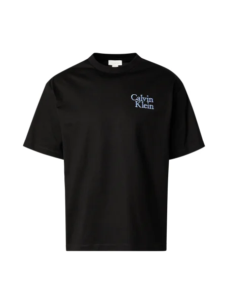 Τζιν πουκάμισο Calvin Klein Jeans μαύρο