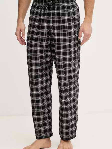 Pyžamové kalhoty Hollister Co. černá