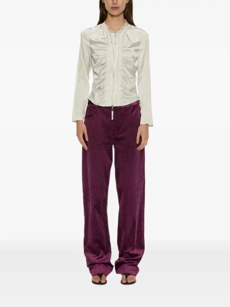 Blugi Christopher Esber de catifea cord violet