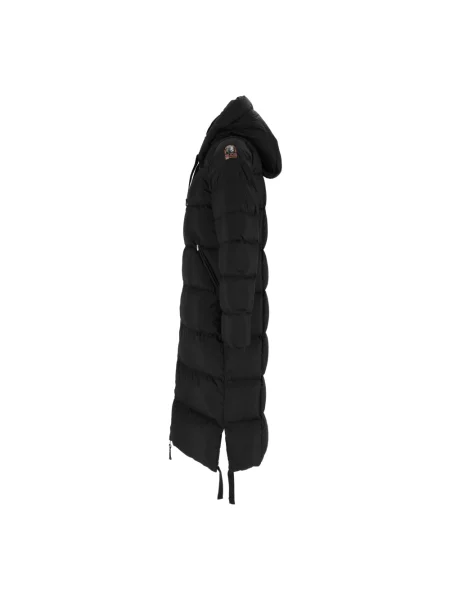 Długi płaszcz Parajumpers z kapturem czarny
