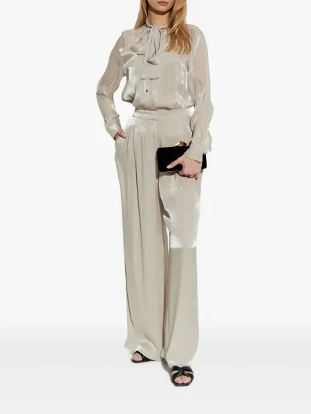 Pantaloni Michael Michael Kors auriu