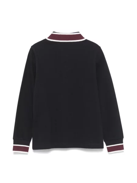 Koszulka polo dziecięca Moncler Enfant niebieska