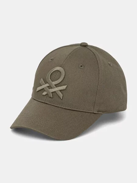 Kapa s šiltom United Colors of Benetton zelena