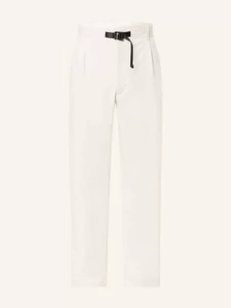 Goldwin Kalhoty One Tuck Tapered Fit bílá