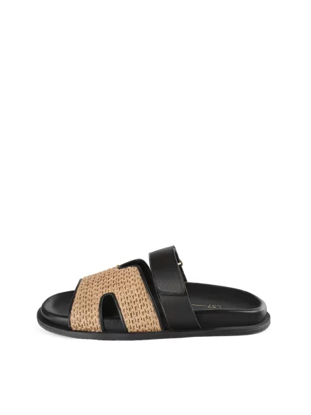 HANDMADE SHOES Saboți NOT MY PROBLEM' negru
