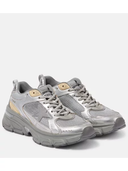 Sneakerși Golden Goose din piele auriu