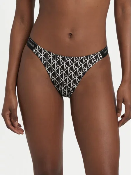 Calvin Klein Dół od bikini czarny