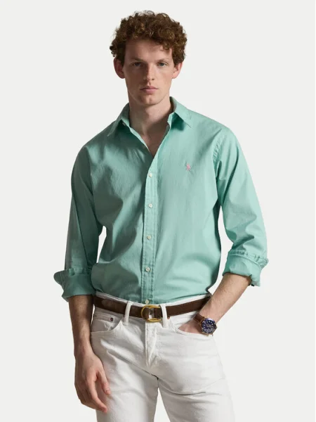 Polo Ralph Lauren Cămașă Custom Fit verde