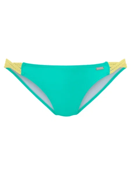 VENICE BEACH Slip costum de baie verde jad / deschis galben