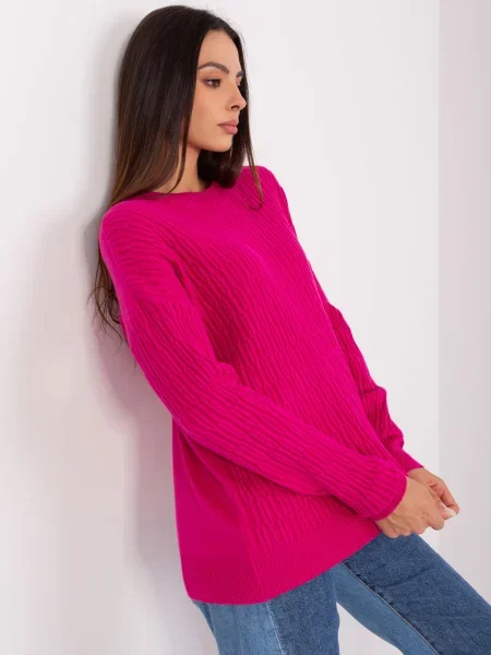 Sveter Fashionhunters fuchsia