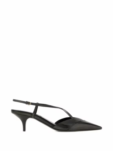 Pantofi cu toc Miu Miu slingback negru