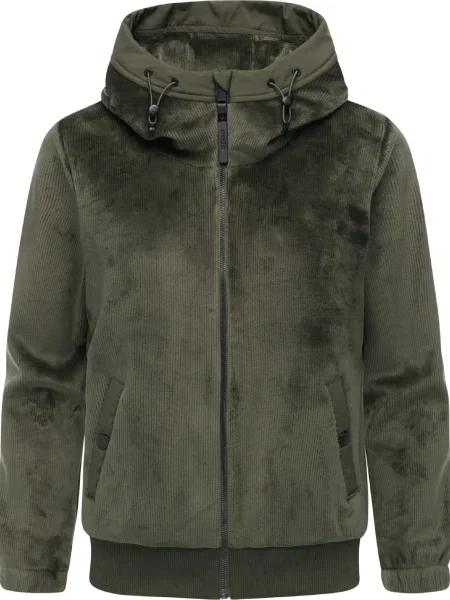 Ragwear Přechodná bunda Cousy Bonded tmavě zelená