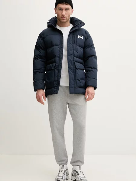 Pánska zateplená bunda Helly Hansen Vardo Parka navy námorníctvo