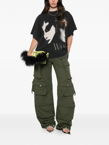 Tricou Alexander Wang cu imagine negru